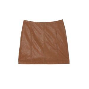 FP "Modern Femme Vegan Leather Mini Skirt"